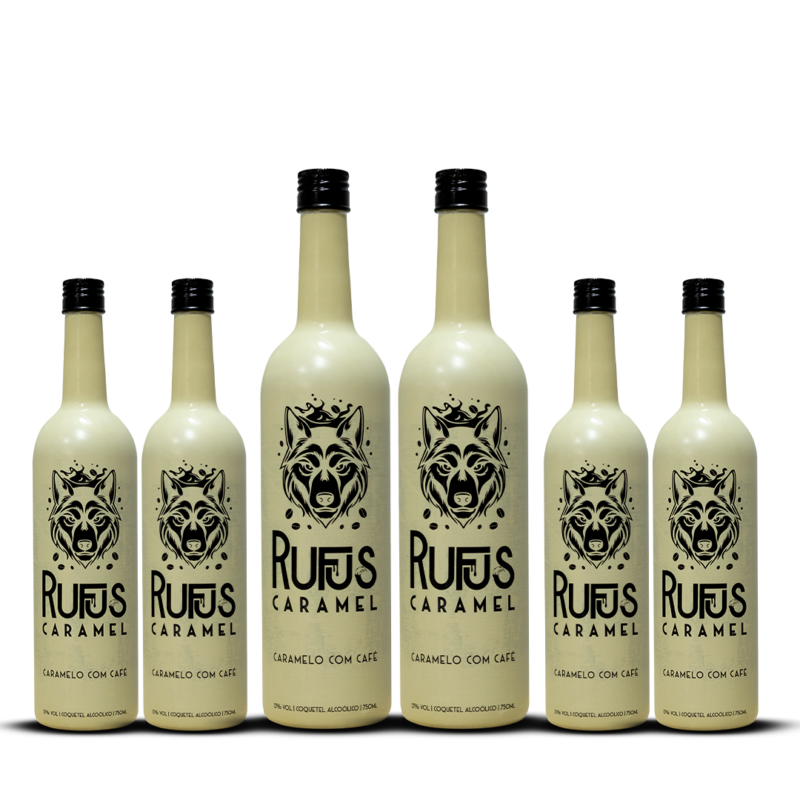 Kit com 6 Garrafas Rufus Caramel